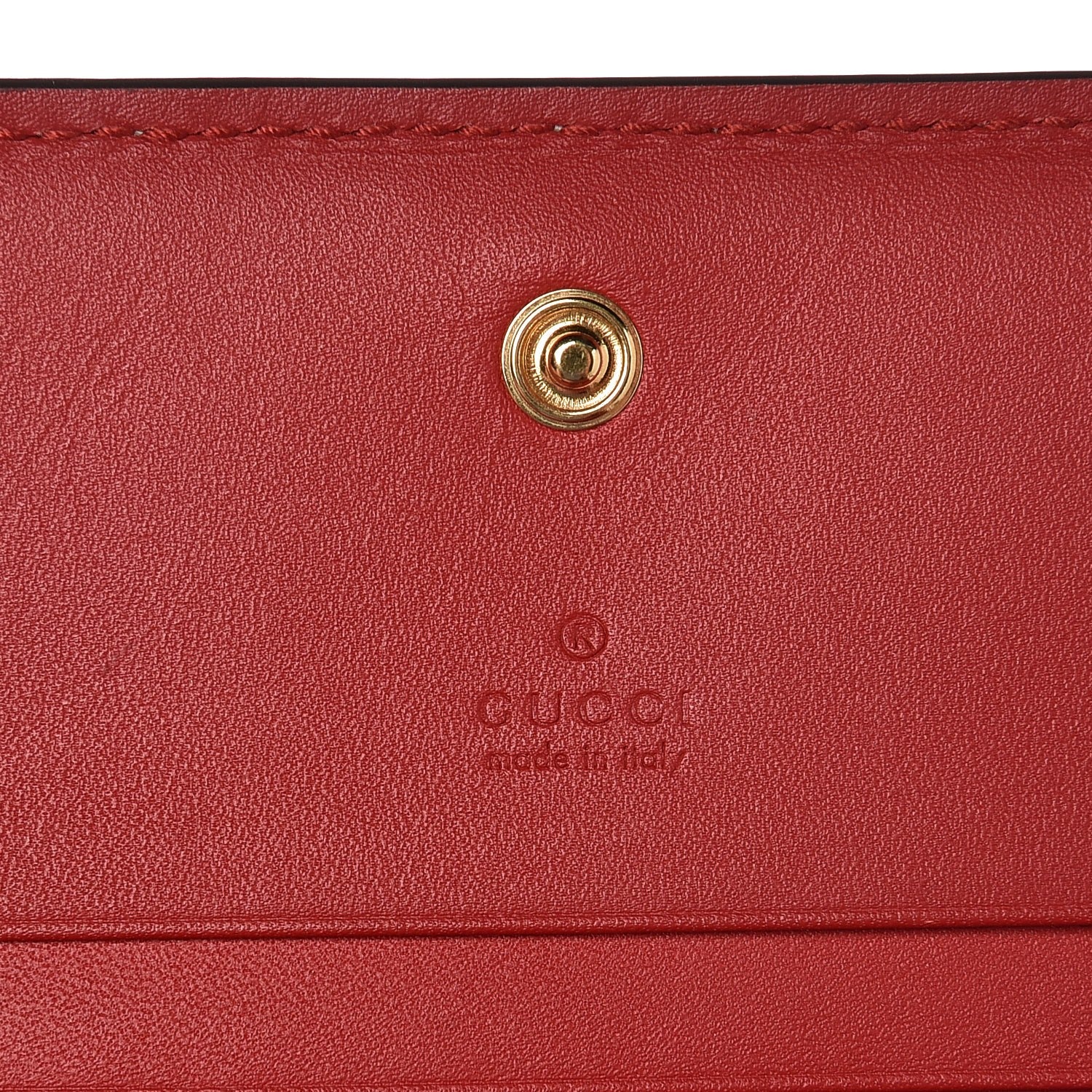 Gucci GG Supreme Monogram Blooms Card Case Beige Blue Navy Hibiscus Red 6 of 7