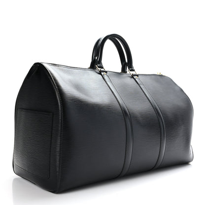 Louis Vuitton Epi Keepall 50 Black 2 of 11