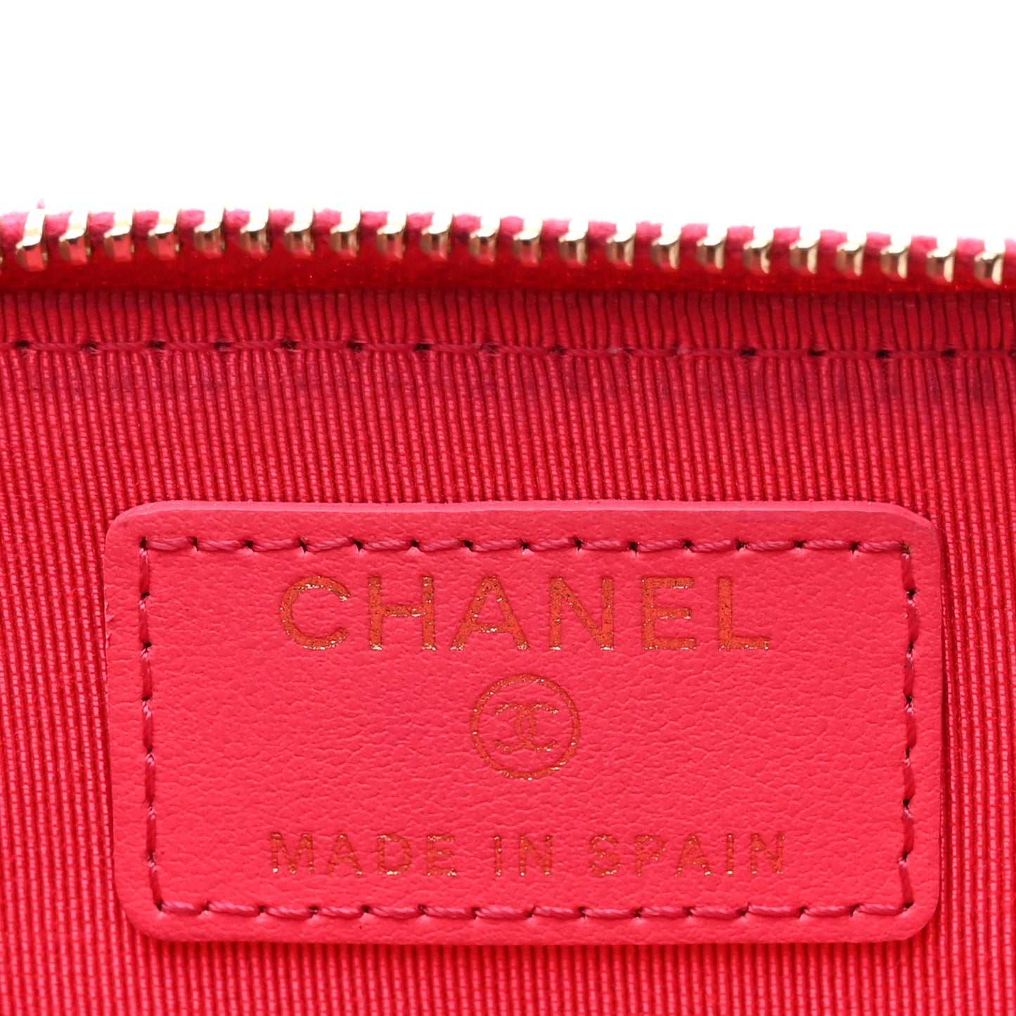Patent Quilted Key Holder Case Pink