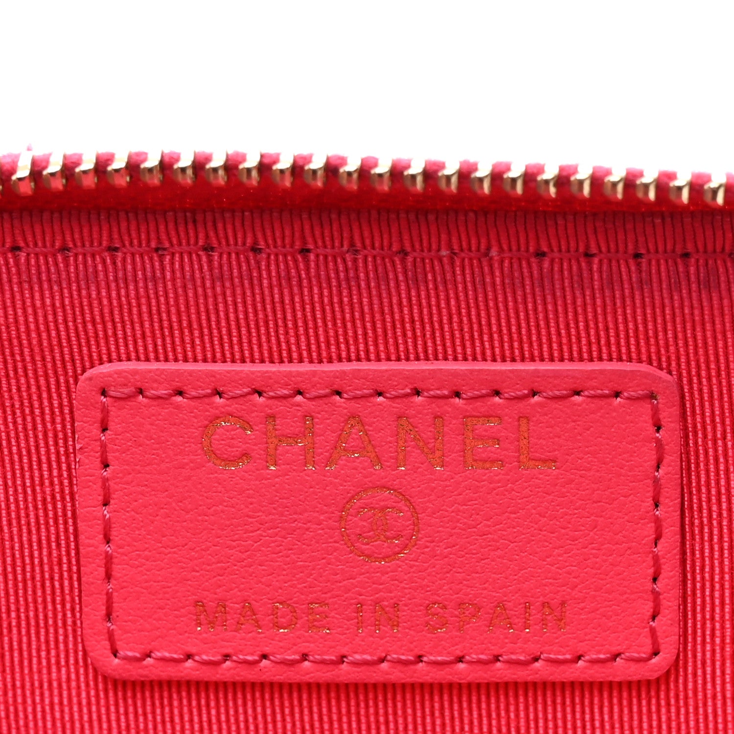 Chanel Patent Quilted Key Holder Case Pink 6 of 7