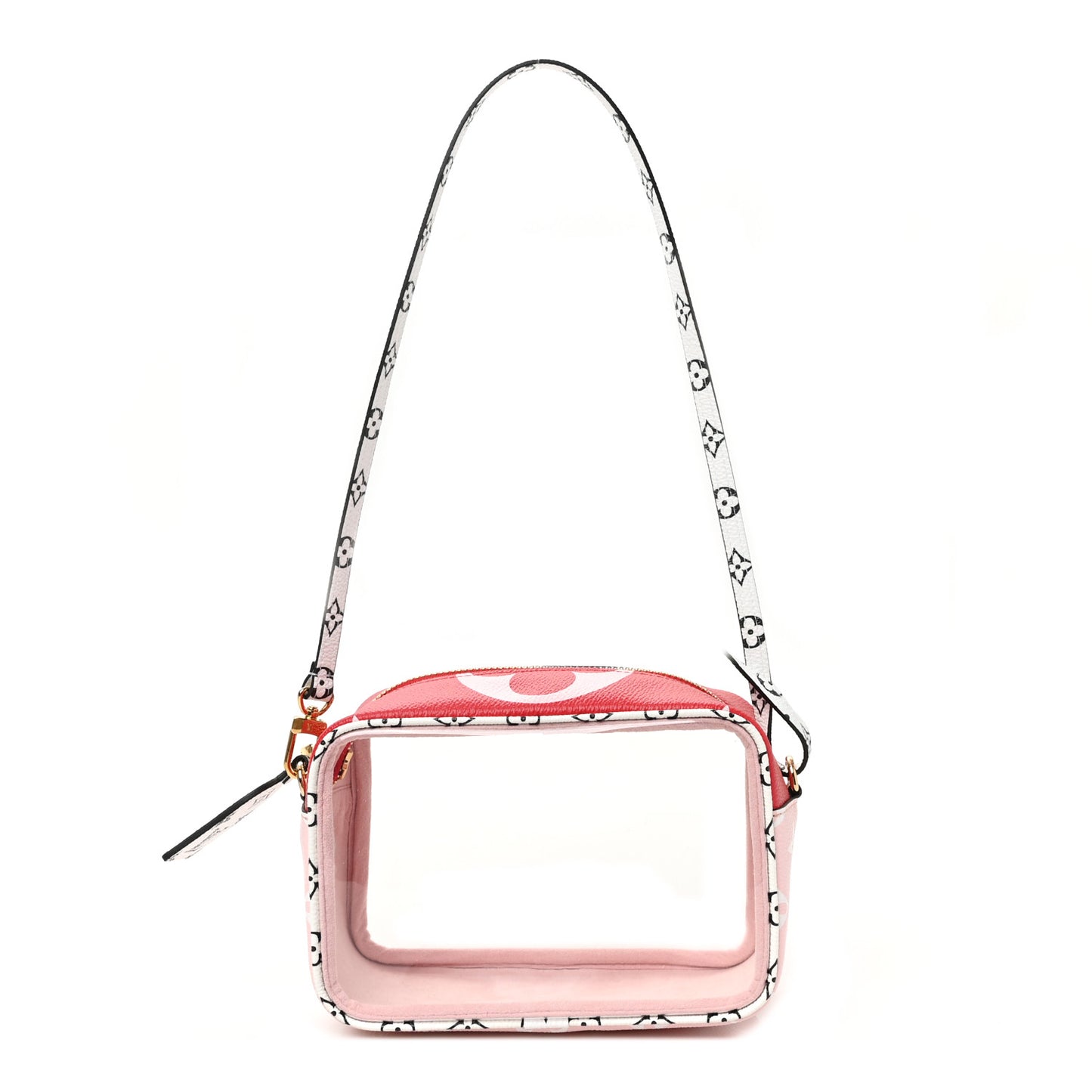 Monogram Giant Beach Pouch Rouge