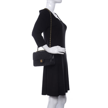 Chanel Lambskin Quilted Small Double Flap Black 2 of 10