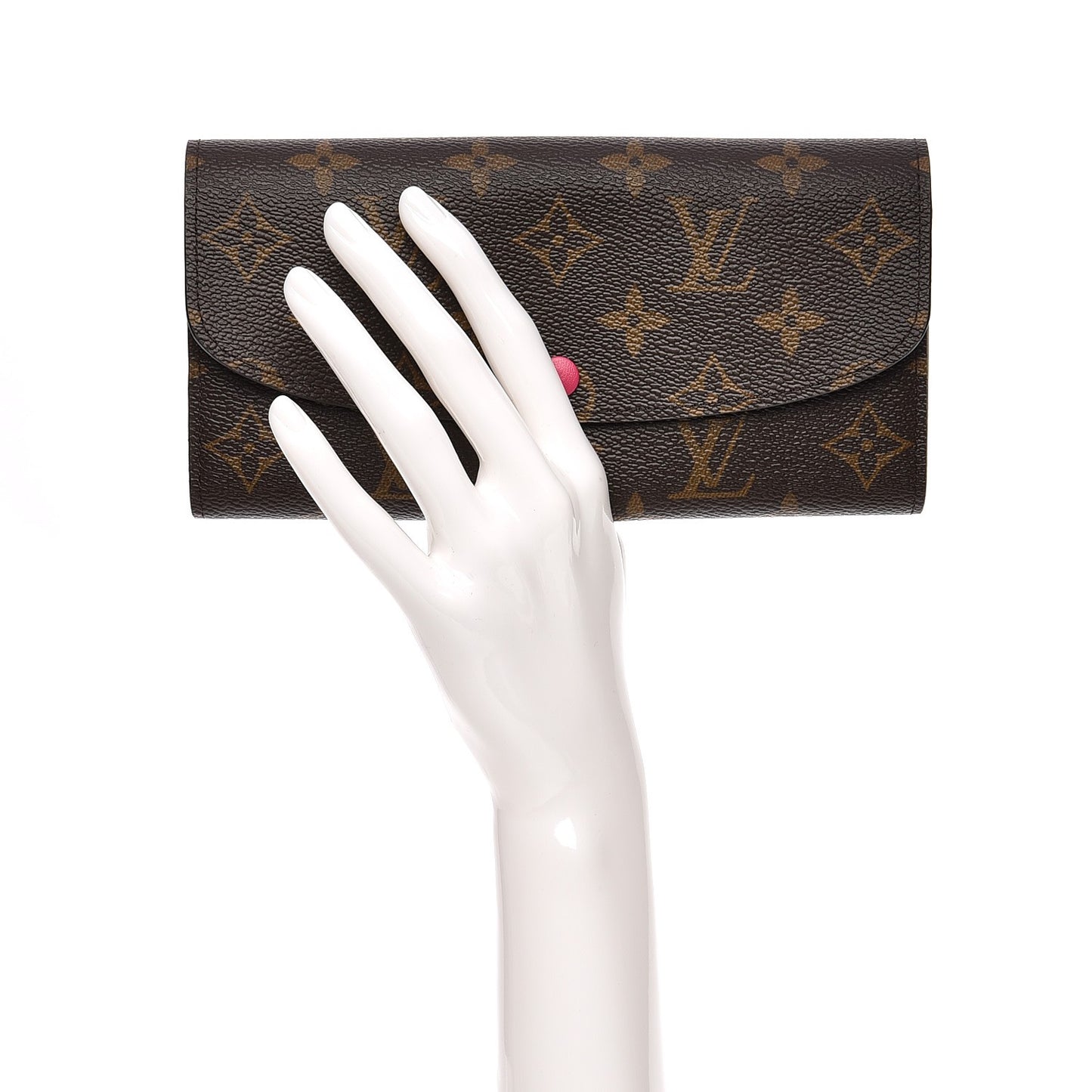 Monogram Emilie Wallet Hot Pink