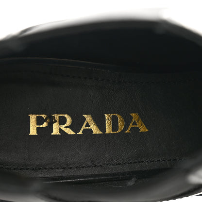 Prada Spazzolato Chelsea 50mm Ankle Boots 38.5 Black 7 of 8
