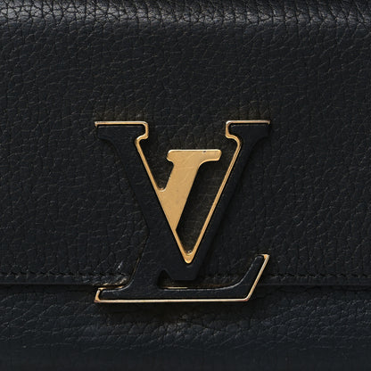 Louis Vuitton Taurillon Capucines Wallet Black 7 of 8