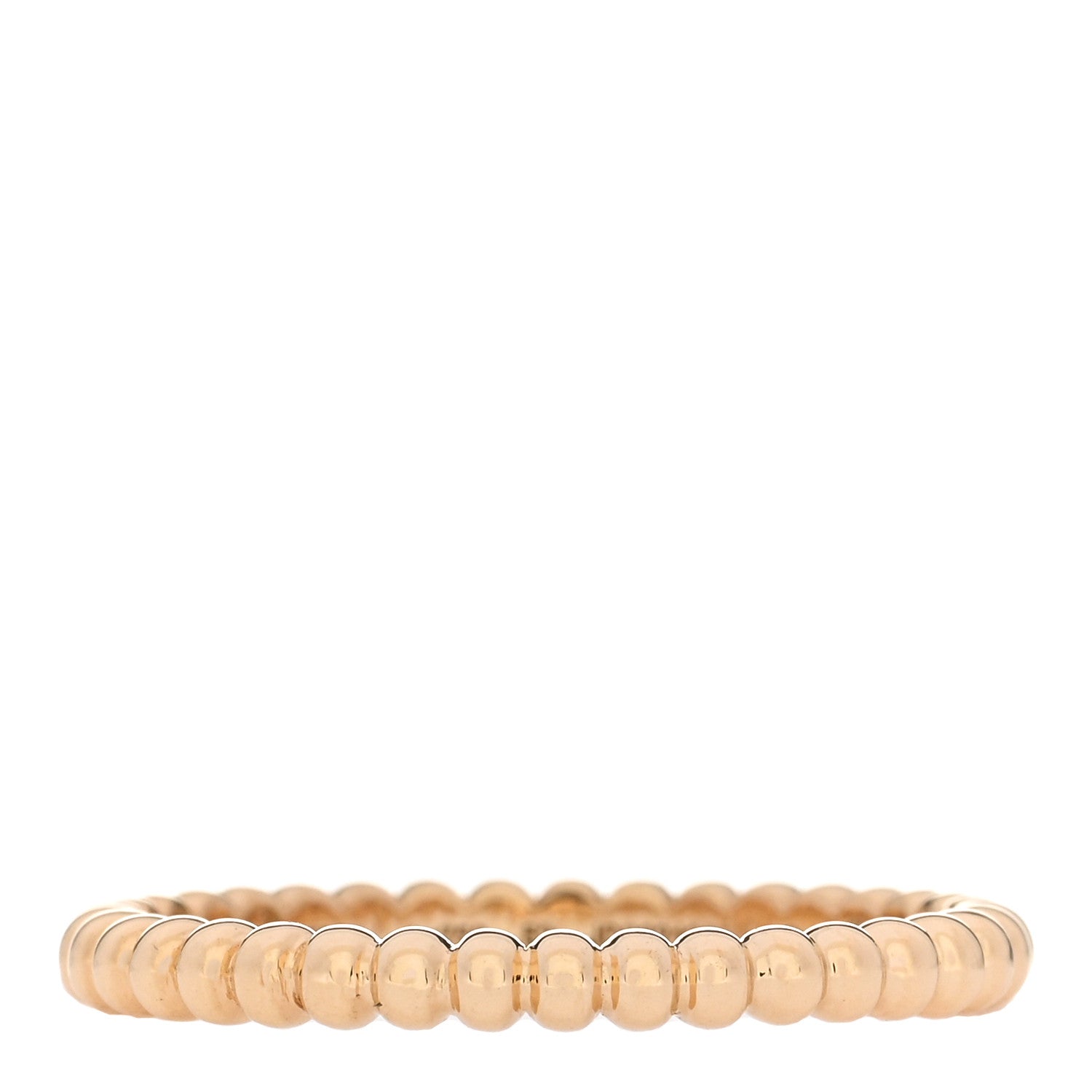 Van Cleef & Arpels 18K Yellow Gold Small Perlee Ring 52 6 1 of 5