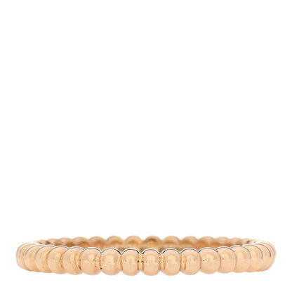 Van Cleef & Arpels 18K Yellow Gold Small Perlee Ring 52 6 1 of 5