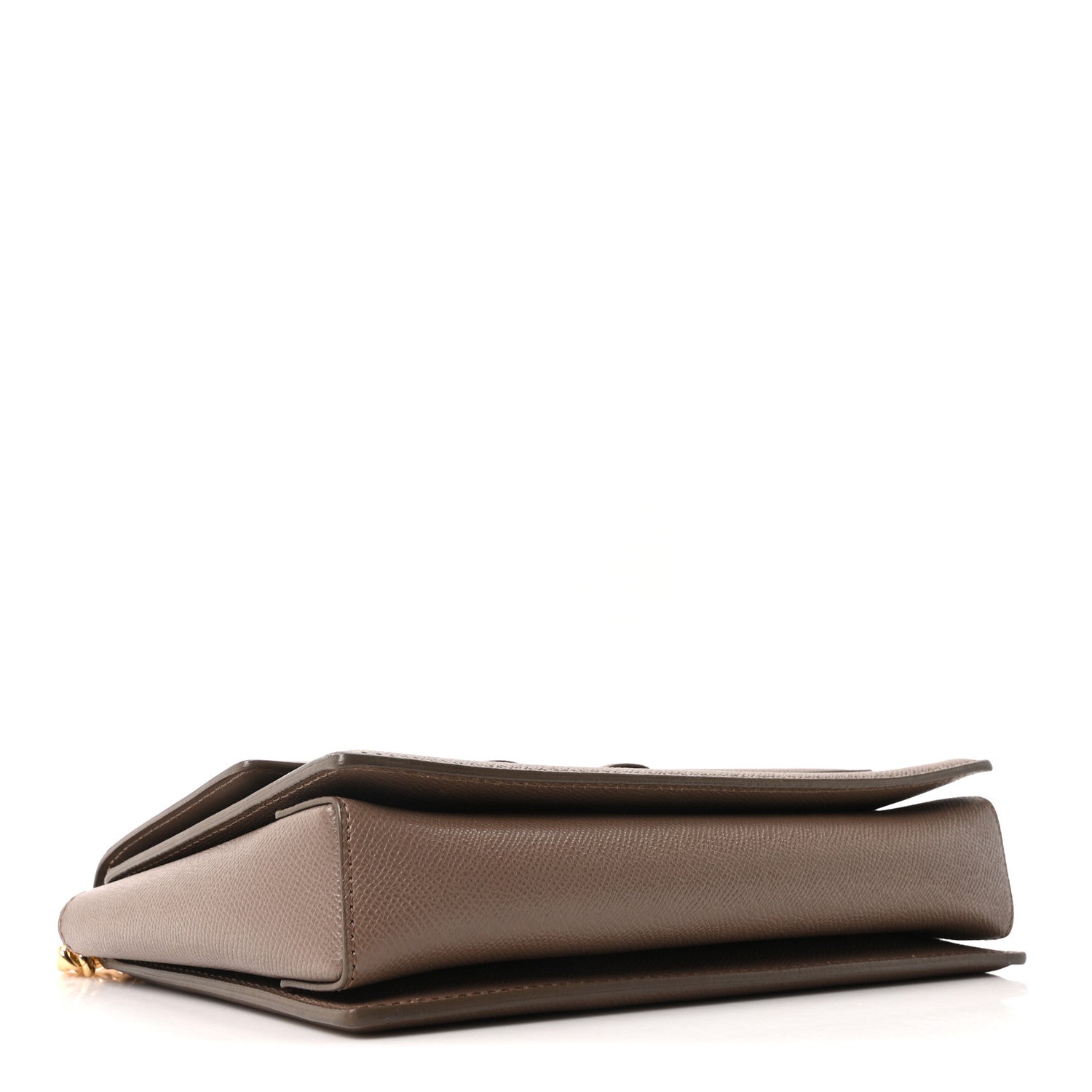 Salvatore Ferragamo Printed Calfskin Ginny Shoulder Bag Grey 4 of 9