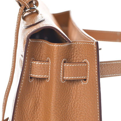 Hermes Chevre De Coromandel Kelly Sellier 32 Gold 12 of 38