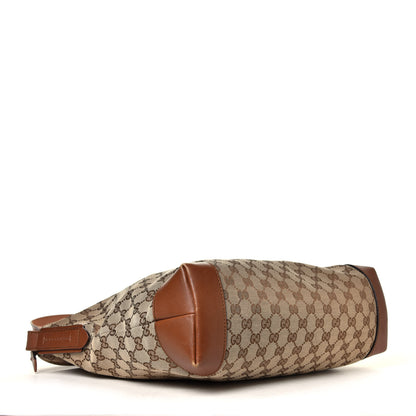 Gucci Monogram Large Flat Messenger Bag Brown 3 of 6