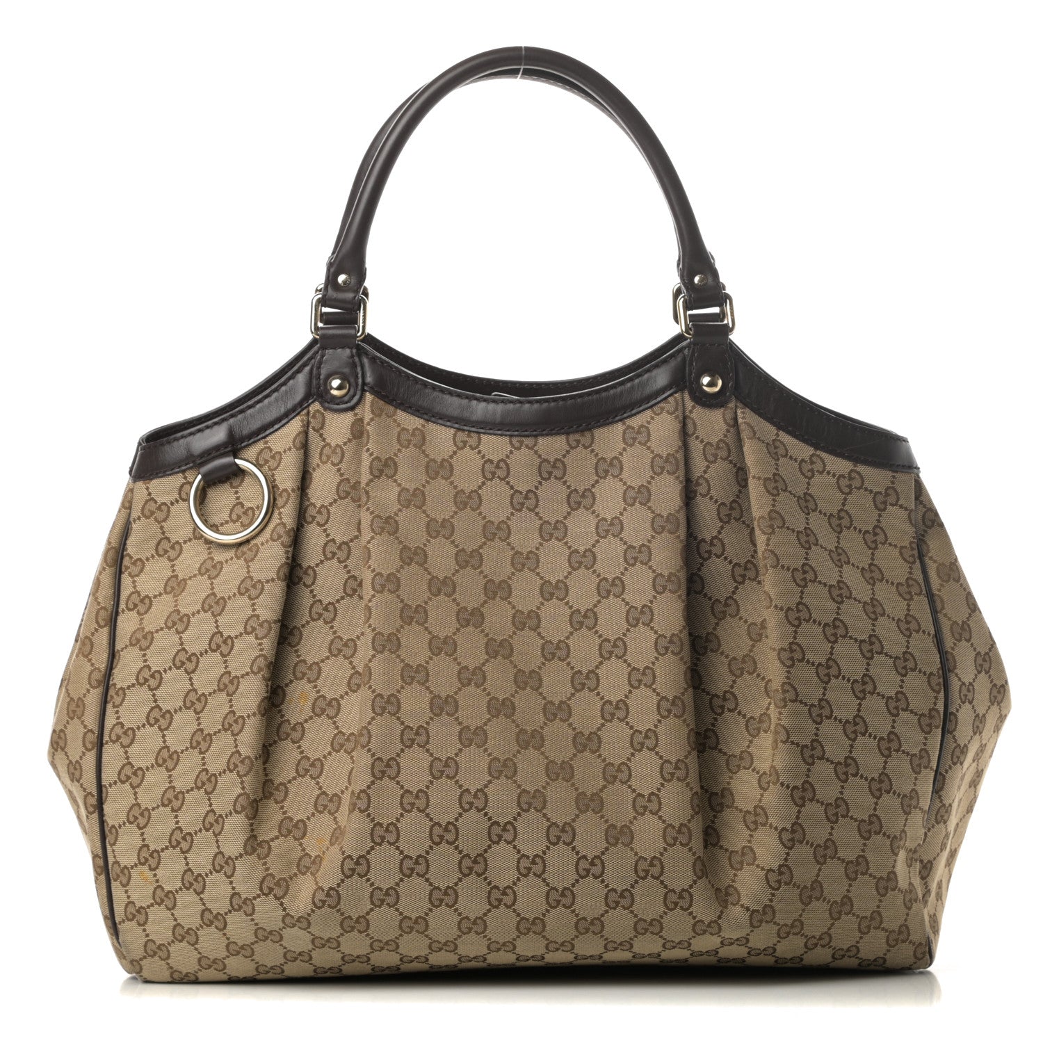 Gucci Monogram Large Sukey Tote Dark Brown 1 of 19