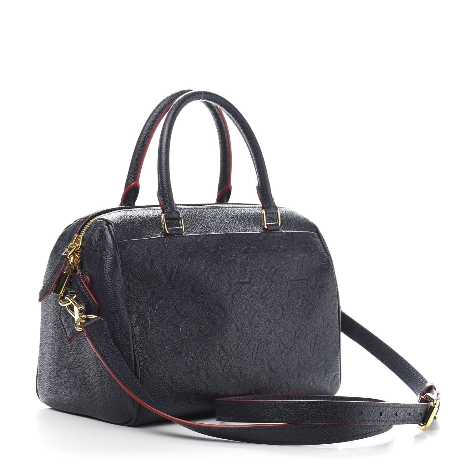 Louis Vuitton Empreinte Speedy Bandouliere 25 NM Marine Rouge 3 of 11
