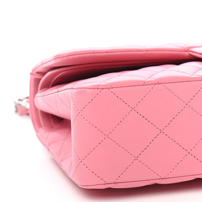 Chanel Lambskin Quilted Medium Double Flap Pink 7 of 8