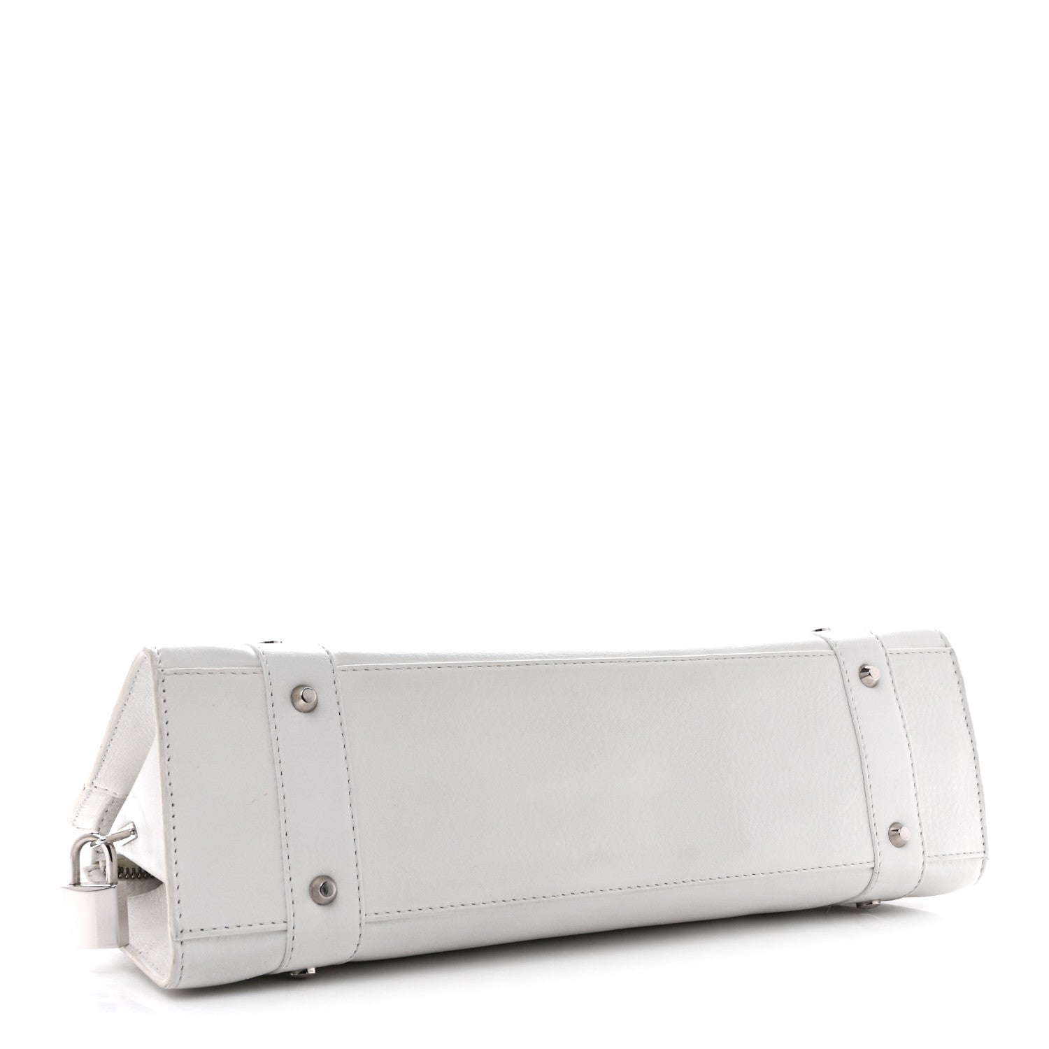 Christian Dior Calfskin Soft Lady Dior East West White 4 of 17