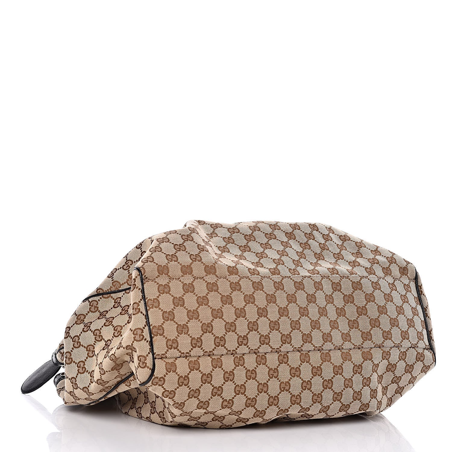 Gucci Monogram Large Sukey Tote Beige Ebony Black 4 of 11