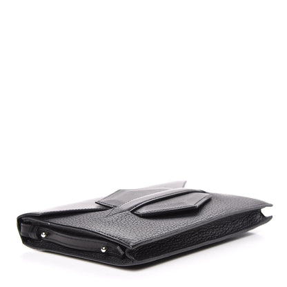 Hermes Box Taurillon Clemence Faco Clutch Black 4 of 13