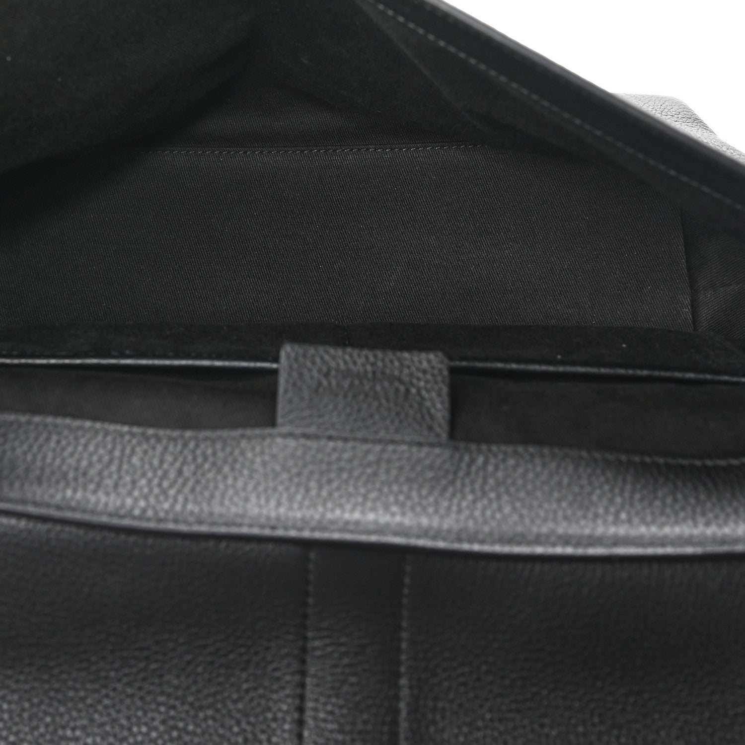 Salvatore Ferragamo Calfskin Gancini Twins 24 Messenger Bag Black 5 of 10