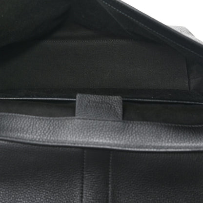 Salvatore Ferragamo Calfskin Gancini Twins 24 Messenger Bag Black 5 of 10