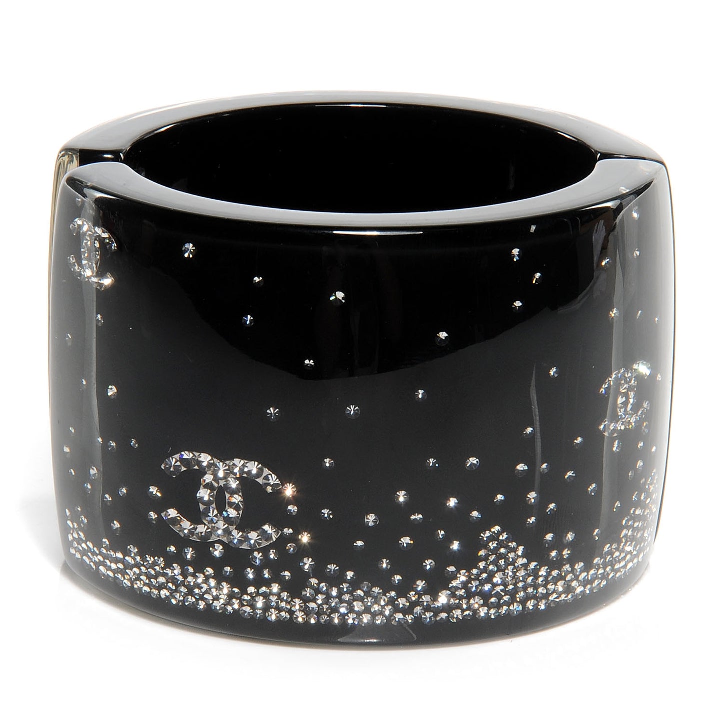 Resin Crystal CC Cuff Black
