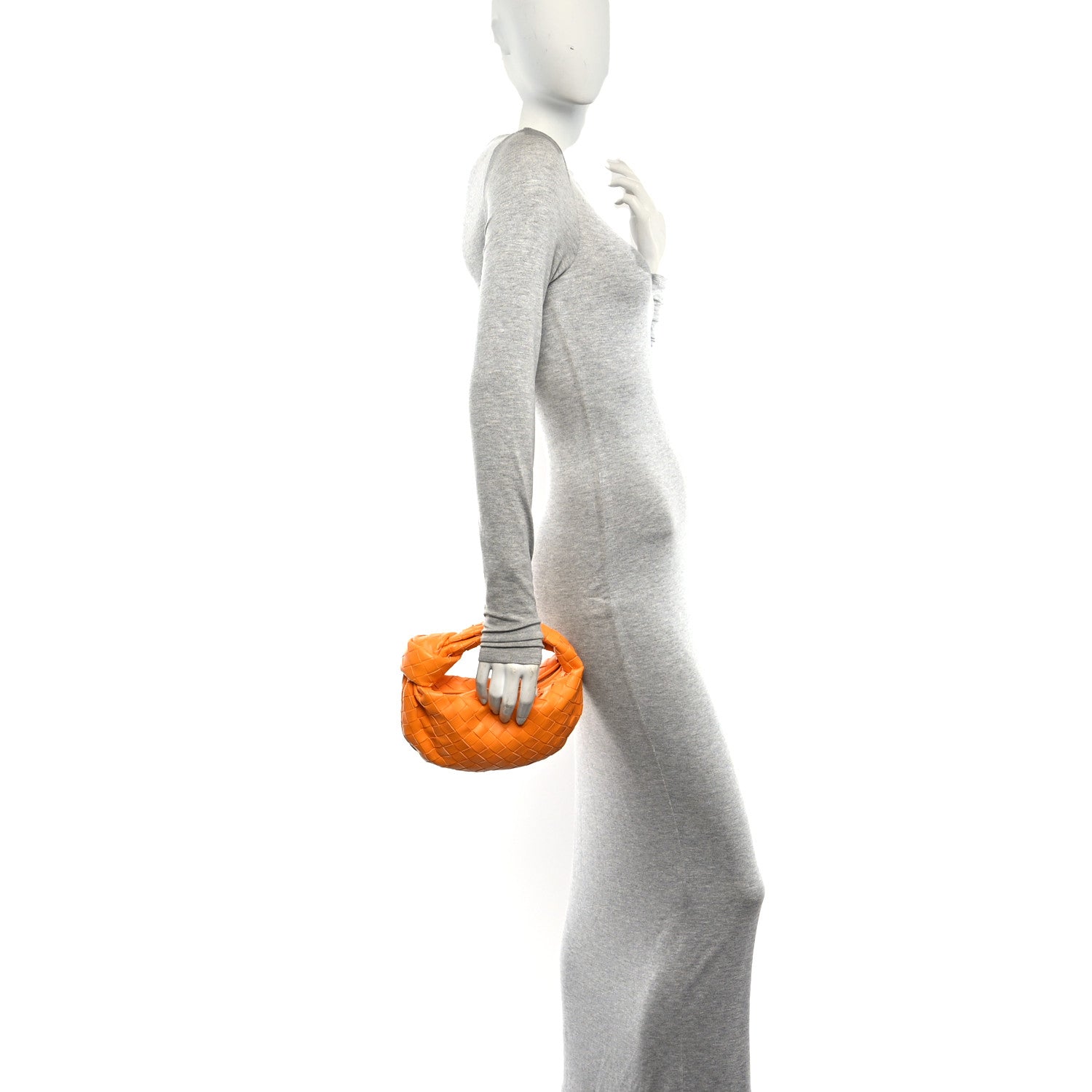 Bottega Veneta Nappa Intrecciato Mini Jodie Tangerine 2 of 10