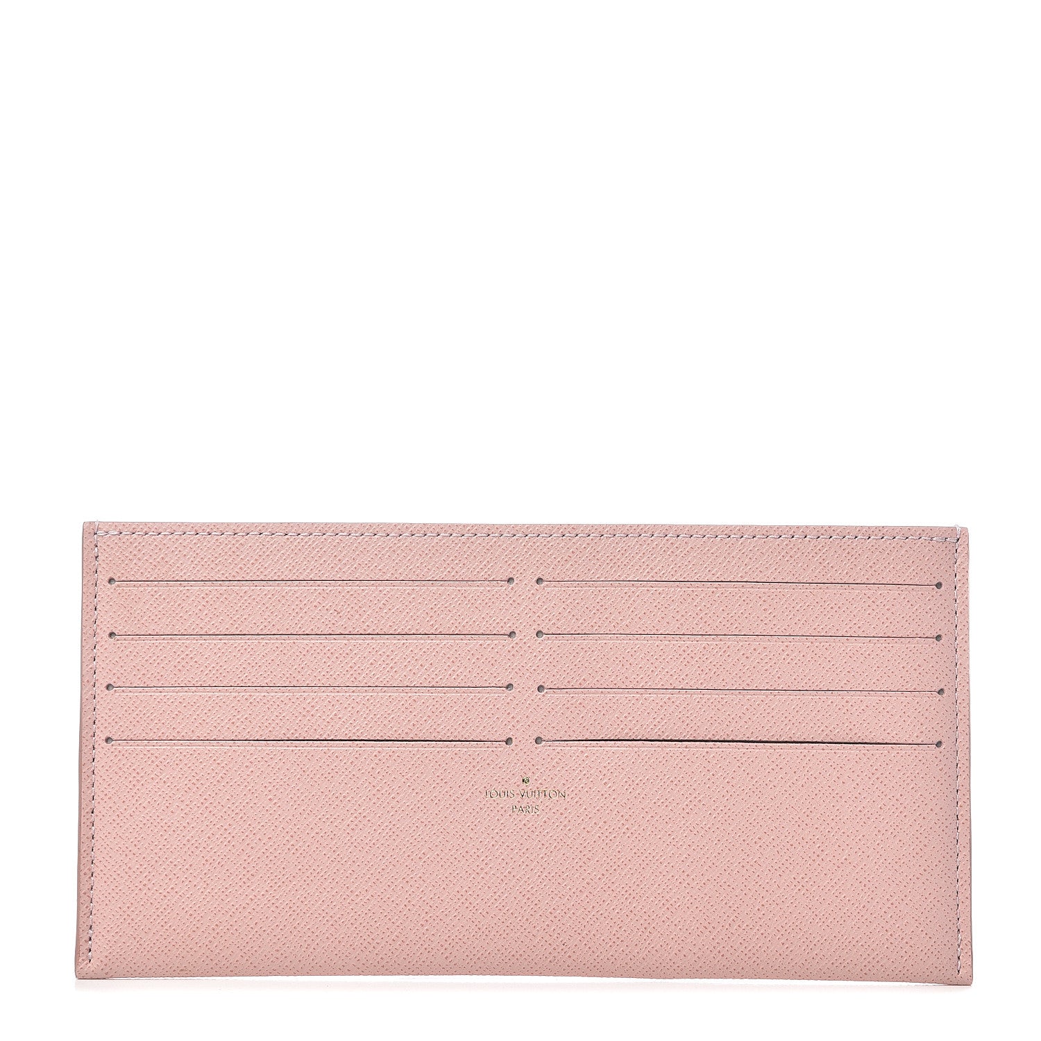 Louis Vuitton Calfskin Felicie Card Holder Insert Rose Ballerine 1 of 6