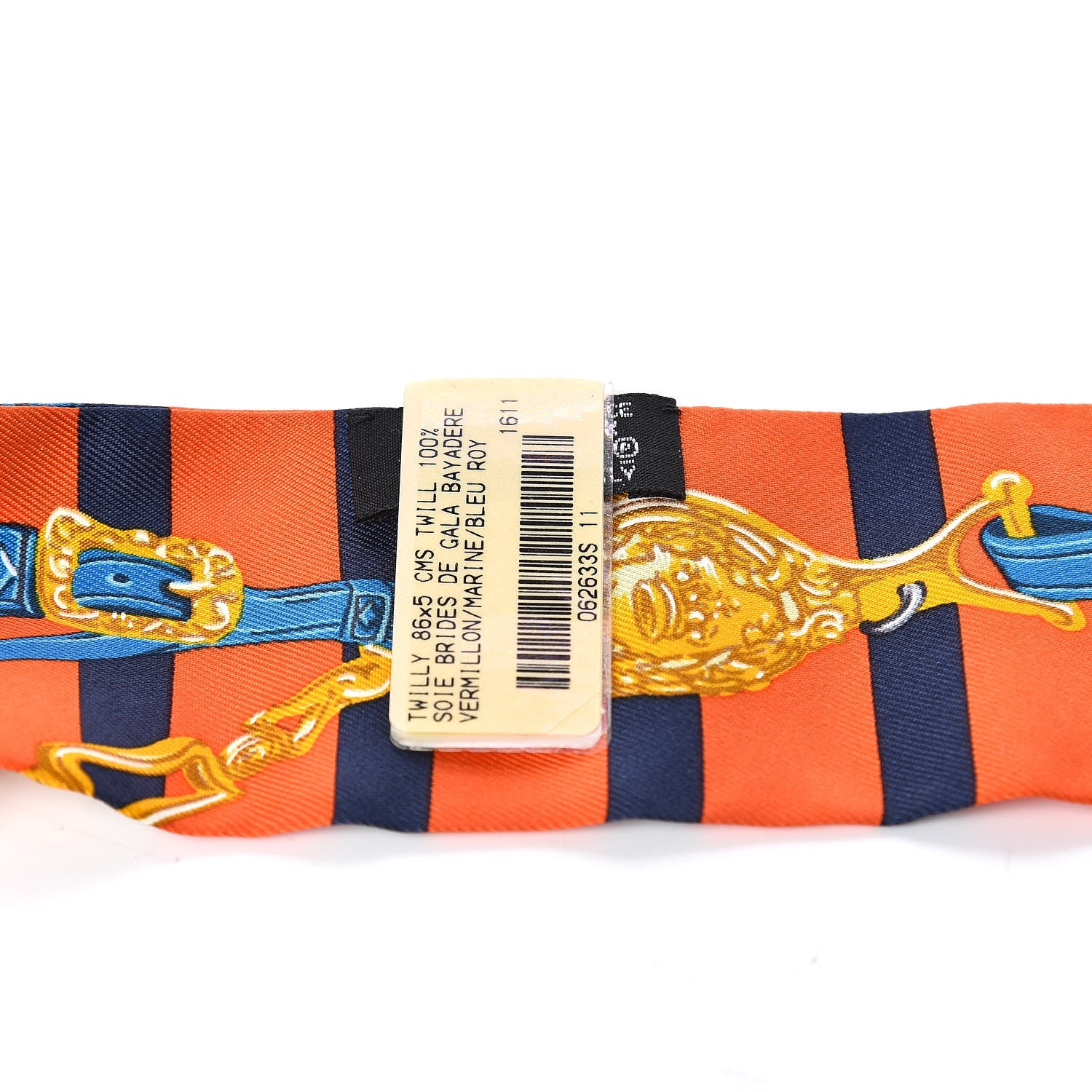 Hermes Silk Brides de Gala Bayaderes Twilly Vermillon Marine Royal 3 of 4
