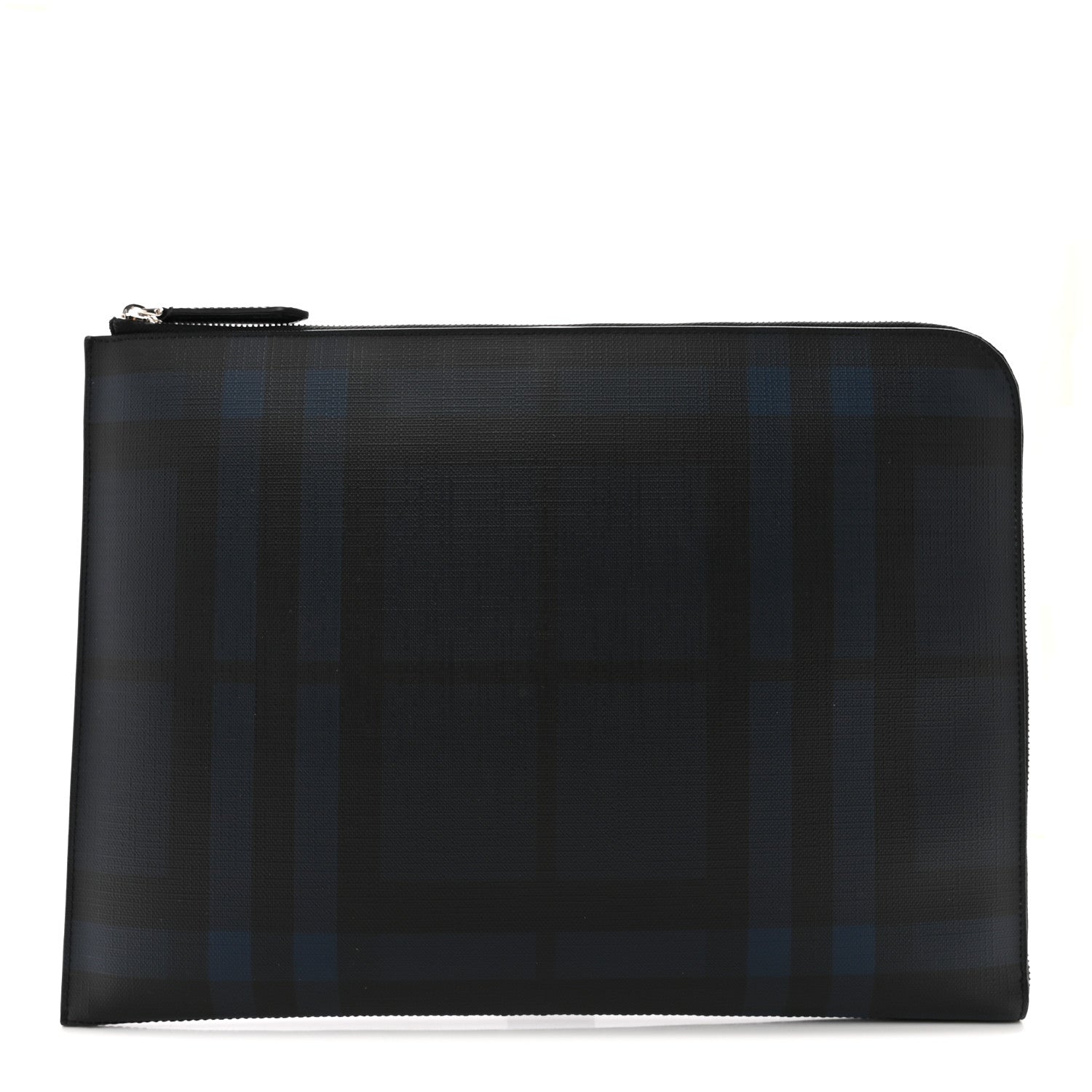 Burberry Grainy Calfskin Document Case Navy Black 1 of 10