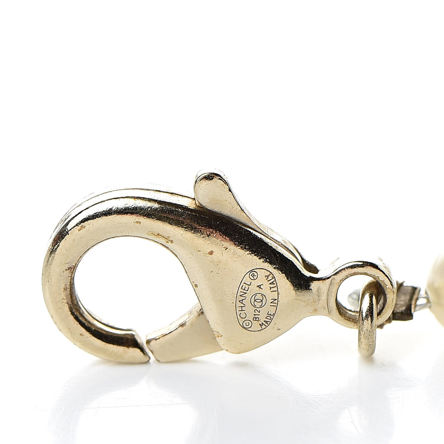 Pearl CC Bracelet Gold