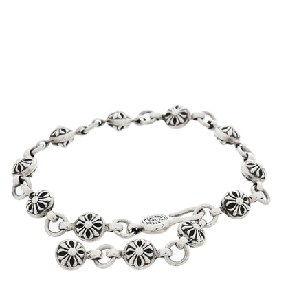 Chrome Hearts Sterling Silver Cross Ball Bracelet 2 of 3