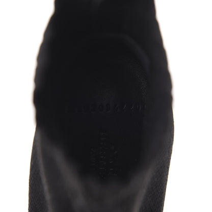 Hermes Knit Calfskin Volver Ankle Boots 38 Black 7 of 9