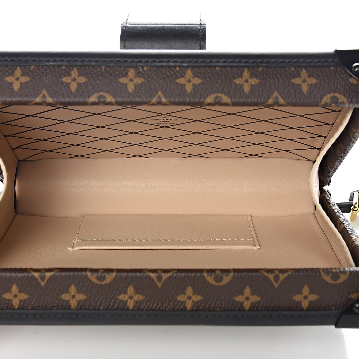 Louis Vuitton Monogram Petite Malle Black 5 of 8