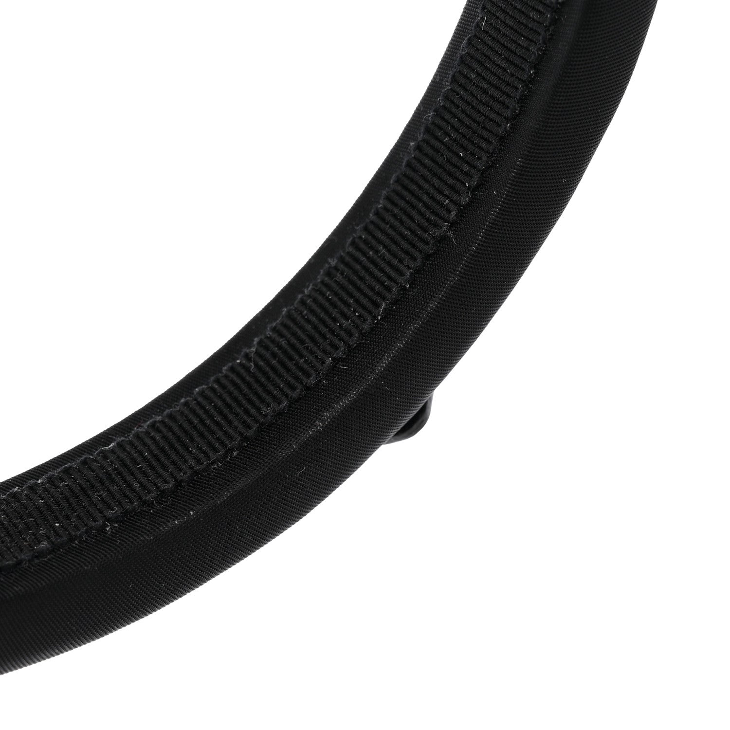Prada Re-Nylon Triangle Logo Thin Headband Black 8 of 10