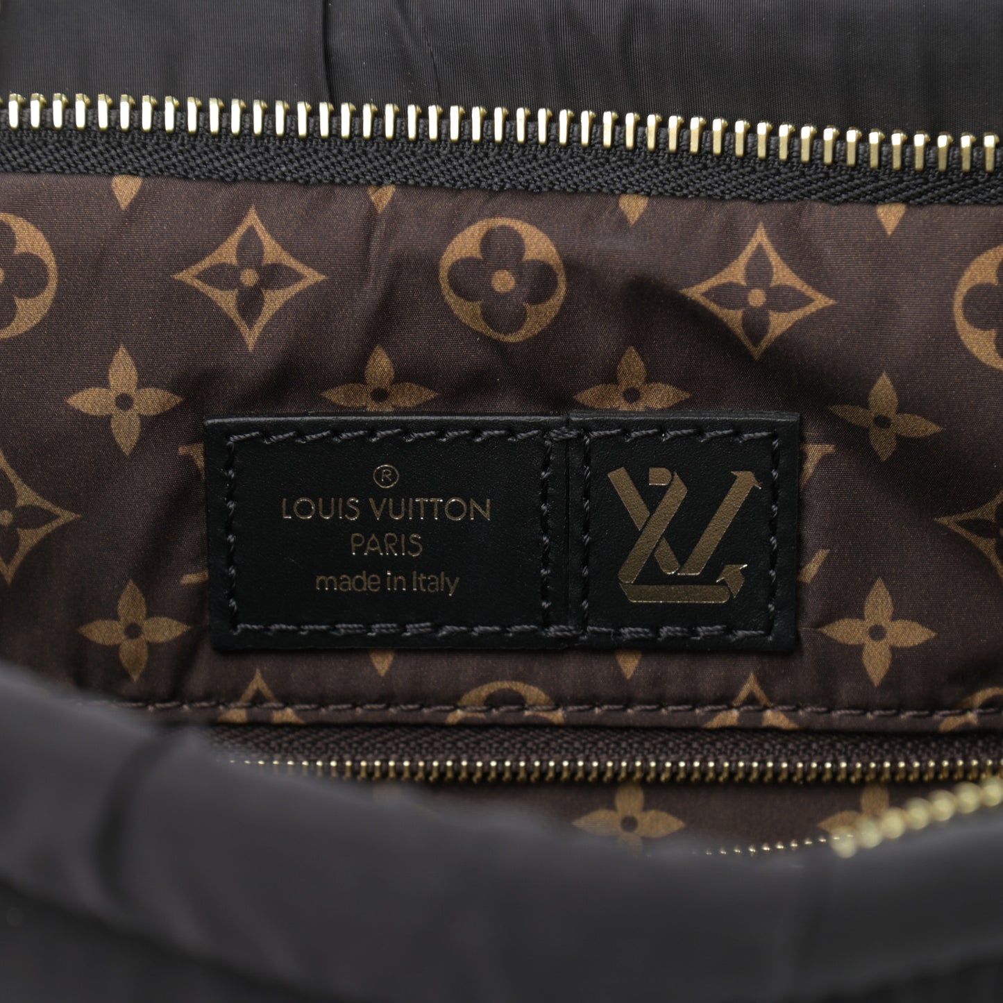 Econyl Monogram Pillow Backpack Black