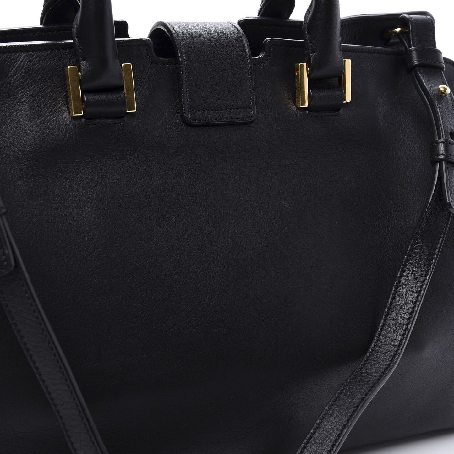 Calfskin Small Classic Y Cabas Black