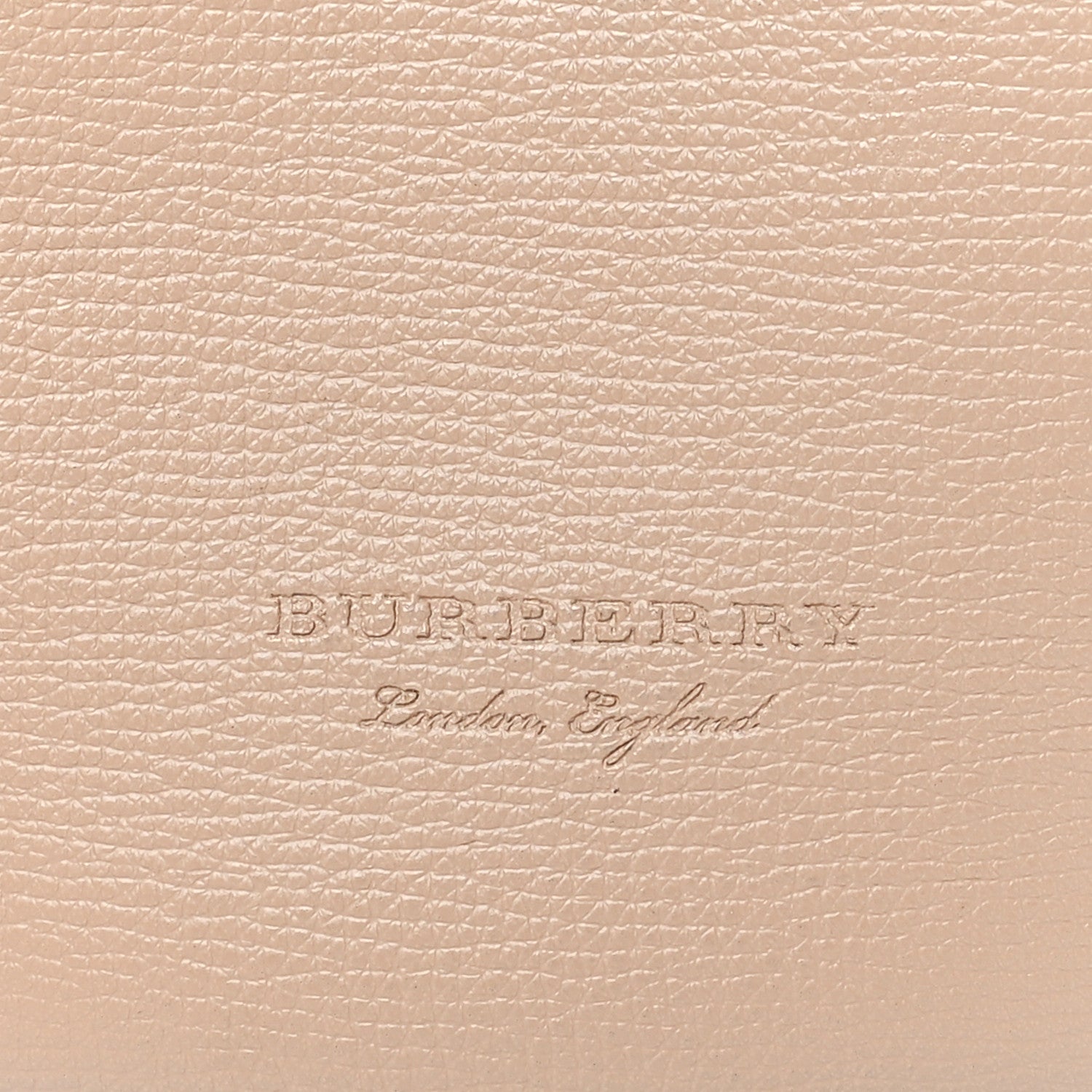 Burberry Calfskin Small Lorne Bucket Crossbody Natural 6 of 8