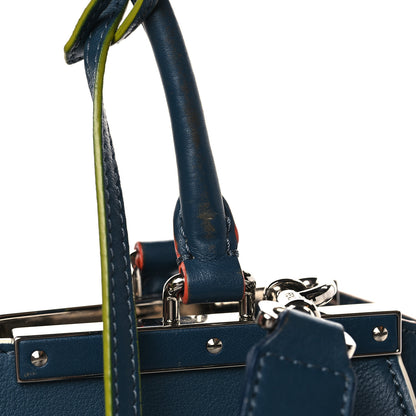 Fendi Vitello Dolce Century Petite 3Jours Tote Pavone 15 of 16