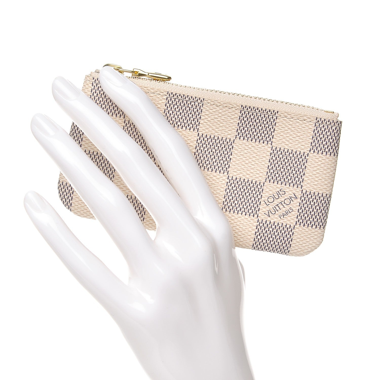 Louis Vuitton Damier Azur Key Pouch 2 of 7