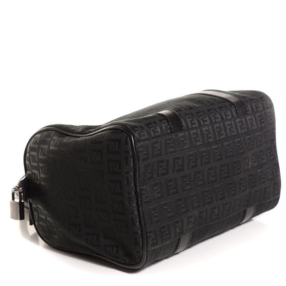 Fendi Zucchino Vitello Small Boston Black 4 of 10