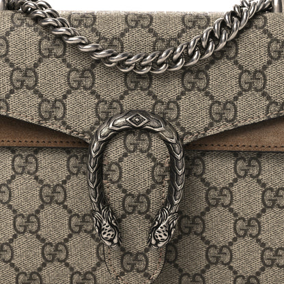 Gucci GG Supreme Monogram Mini Dionysus Shoulder Bag Taupe 8 of 11