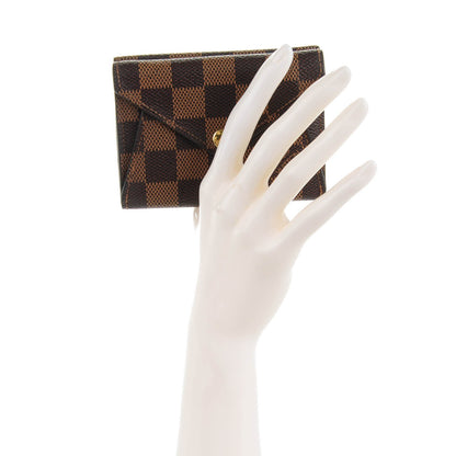 Louis Vuitton Damier Ebene Compact Origami Wallet 2 of 7