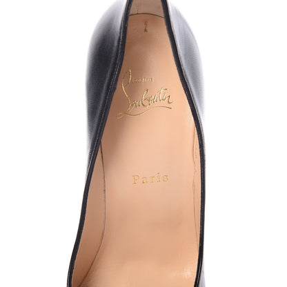 Christian Louboutin Shiny Nappa Pigalle Follies 100 Pumps 39 Black 6 of 9
