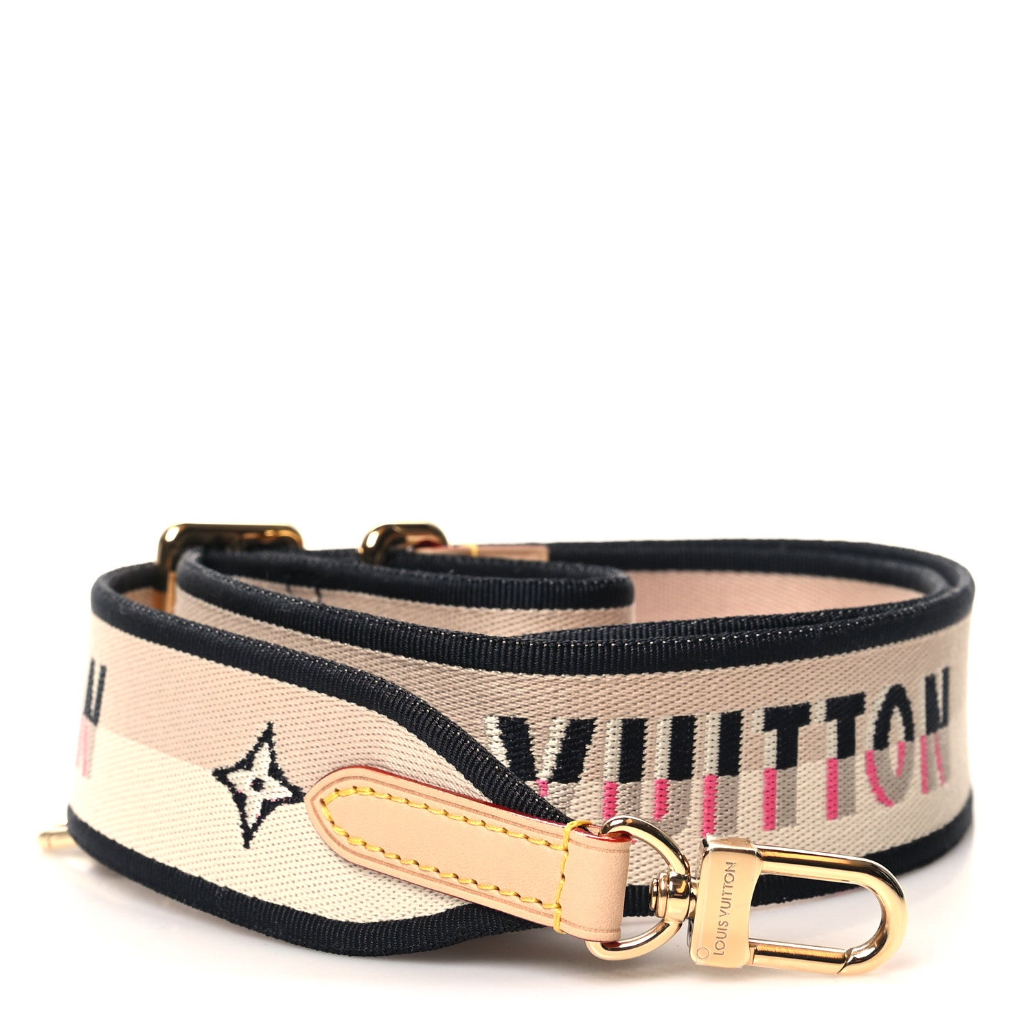 Louis Vuitton Jacquard Speedy Bandouliere 20 Shoulder Strap Black 1 of 3