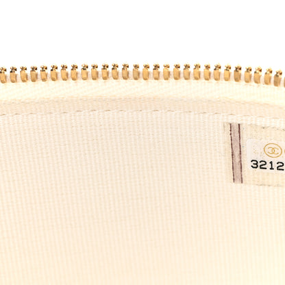 Chanel Goatskin Quilted Punk Essentials Vanity Case With Chain White 7 of 14