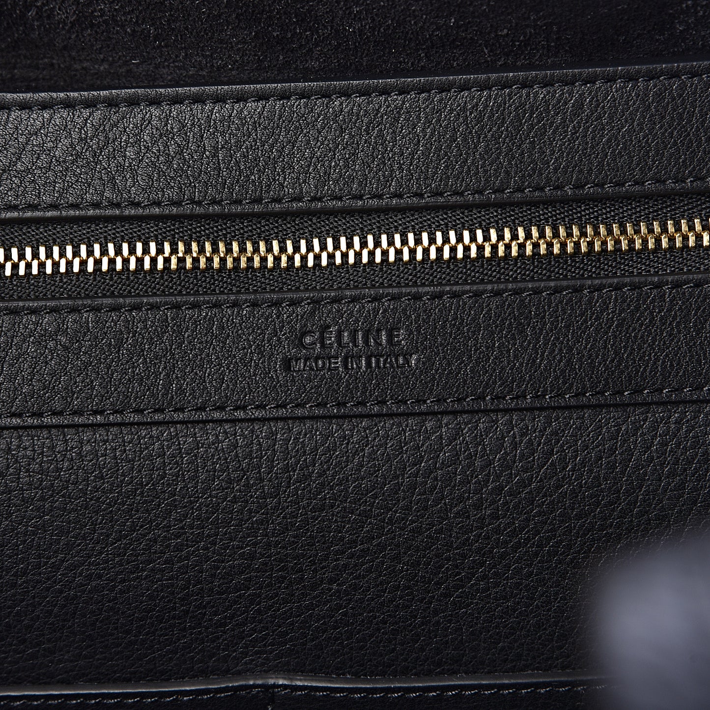 Soft Grained Calfskin Small Belt Cabas Phantom Black