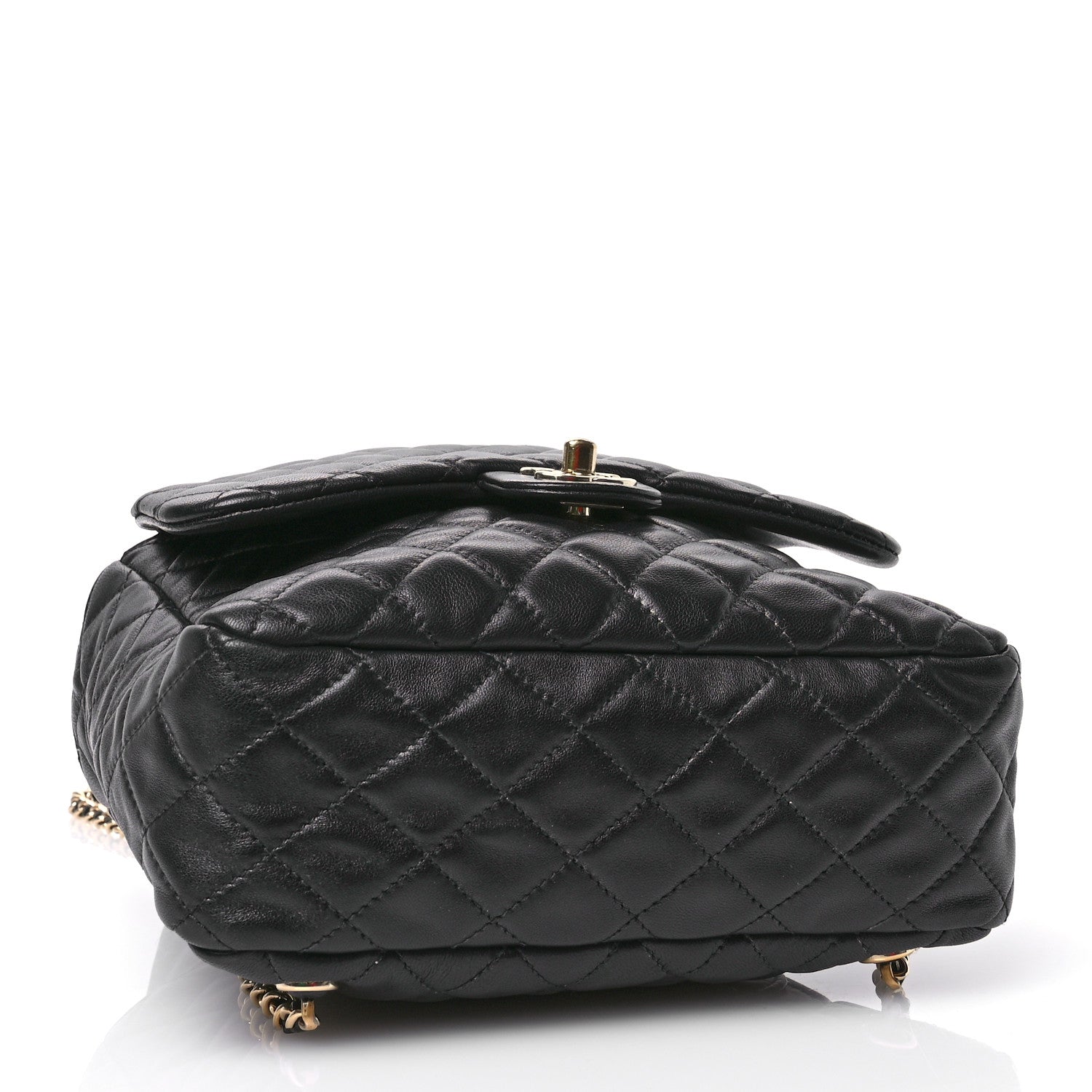 Chanel Lambskin Quilted Large In Seoul Backpack Black 4 of 12