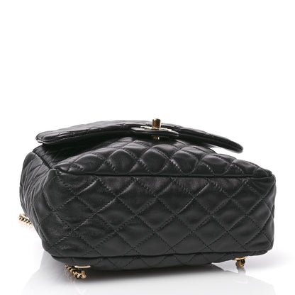 Chanel Lambskin Quilted Large In Seoul Backpack Black 4 of 12
