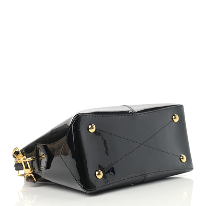 Louis Vuitton Patent Calfskin Miroir Tote Black 4 of 10
