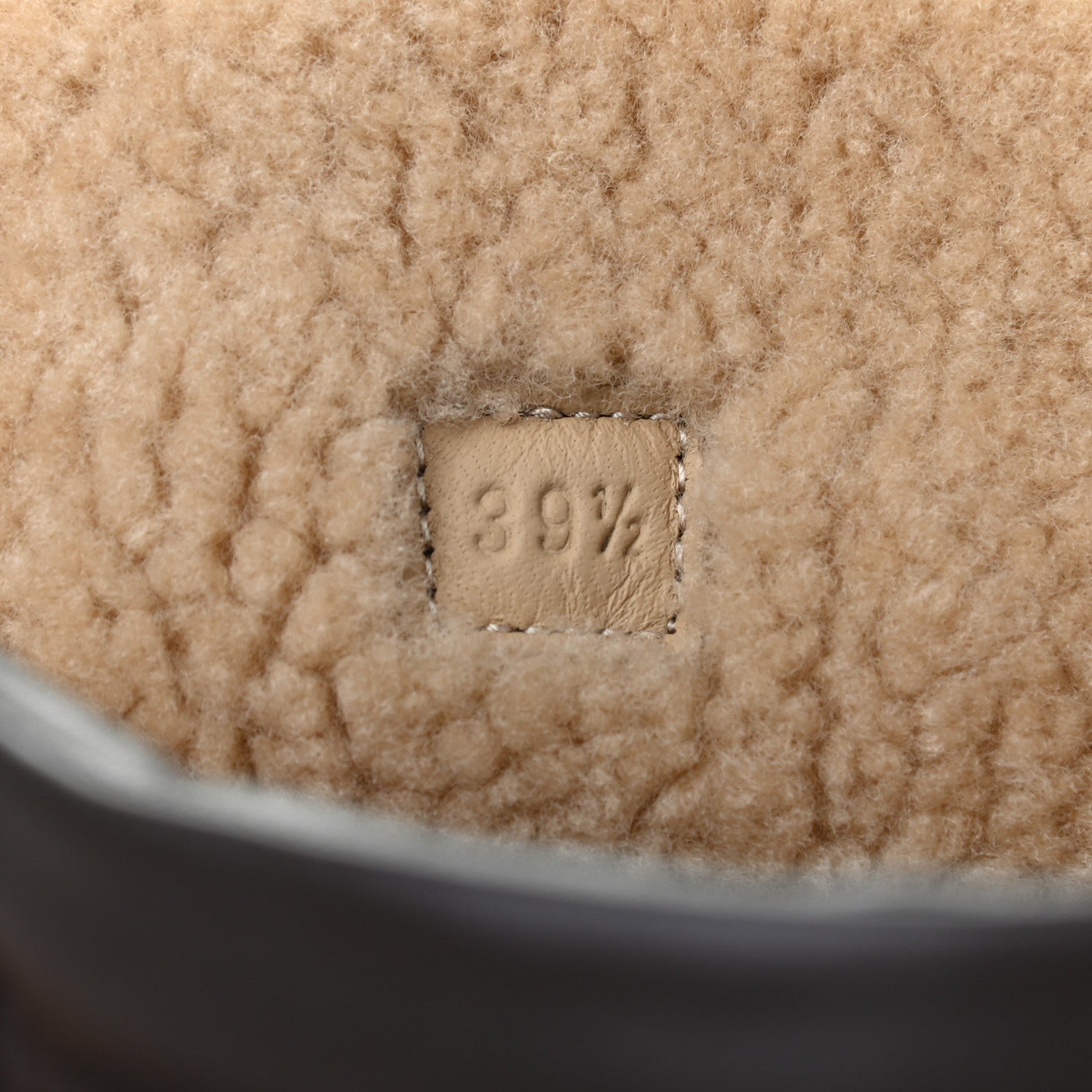 Hermes Suede Shearling Womens Discovery Ankle Boots 39.5 Camel Ecru 7 of 10