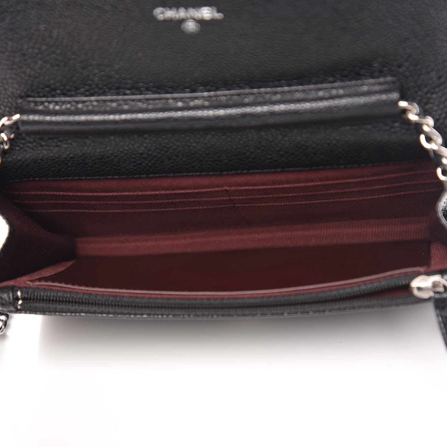 Chanel Caviar Quilted Wallet On Chain WOC Black 5 of 11