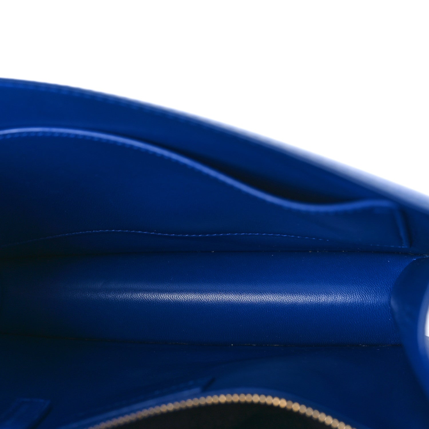 Saint Laurent Smooth Calfskin Carre Satchel Royal Blue 5 of 9